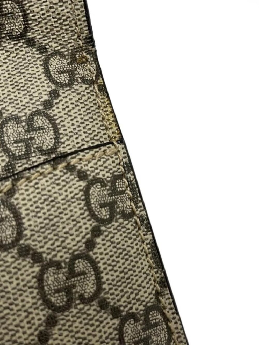 GUCCI Dionysus GG Supreme Mini Bag 421970 Beige Ebony Light Brown PVC Suede - Picture 11 of 15